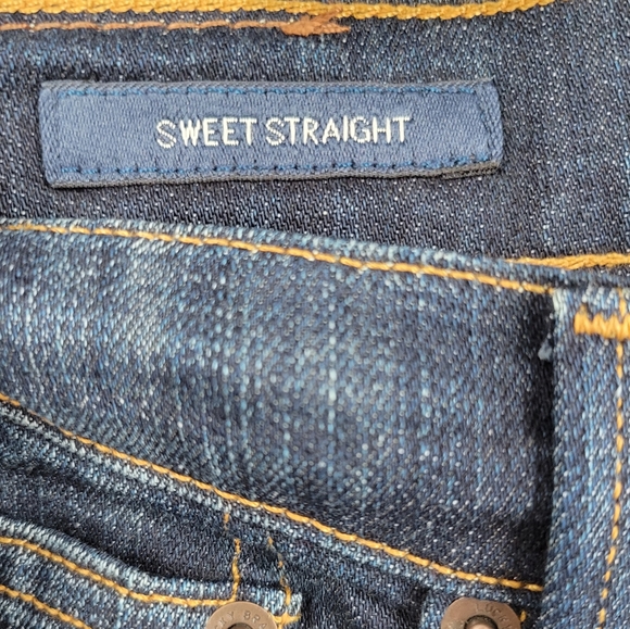 NWOT LUCKY BRAND Sweet Straight Denim Indigo Blue - Picture 14 of 16